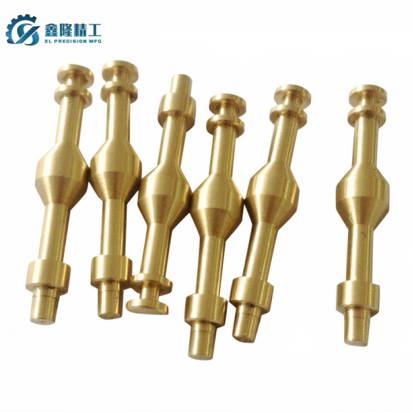 China Precision CNC Machining Turning Axle Solid Brass Parts 