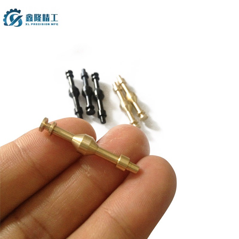 China Precision CNC Machining Turning Axle Solid Brass Parts 