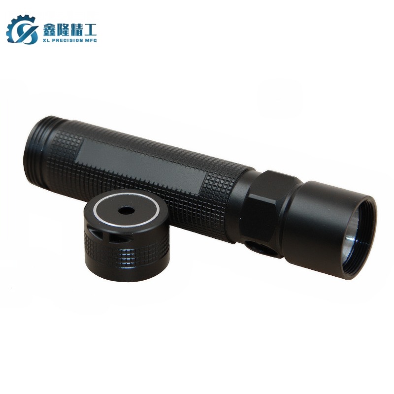 CNC Machining LED Flashlight Aluminum Shell 