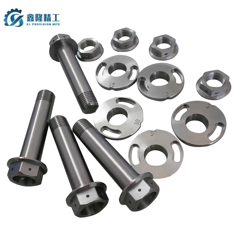 Racing Motorcycle Titanium Flange Bolts – Custom CNC Machining
