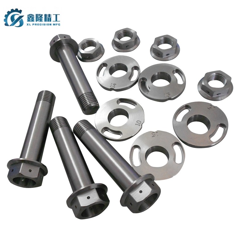 Titanium Flange Bolt CNC Machining Parts for Racing Motorcycles